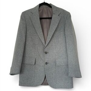 Levi’s Action Suit Mens 36R Gray Blazer Sport Coat Vintage 2 Button Classic Fit